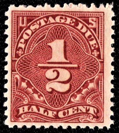 US J68 MNH VF 1/2 Cent Postage Due Perforated 11