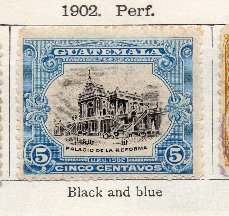Guatemala 1902 Early Issue Fine Mint Hinged 5c. NW-217047