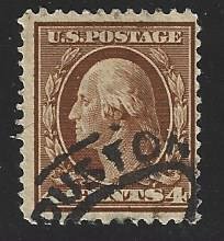 US Cat # 334, Washington, Used*-