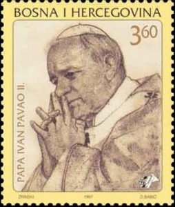 Bosnia and Herzegovina Mostar 1997 MNH Stamps Scott 33 Pope John Paul II