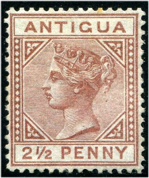 HERRICKSTAMP ANTIGUA Sc.# 9 Fresh Unused with PF Certificate, NG