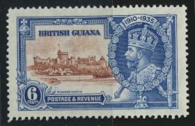 Jamaica SG 302 Mint Light hinged Silver Jubilee   SC# 224    see details