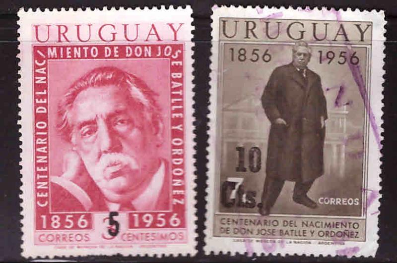 Uruguay Scott 626-627 Used set