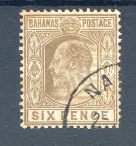 Bahamas 6d Brown SG66 Fine Used