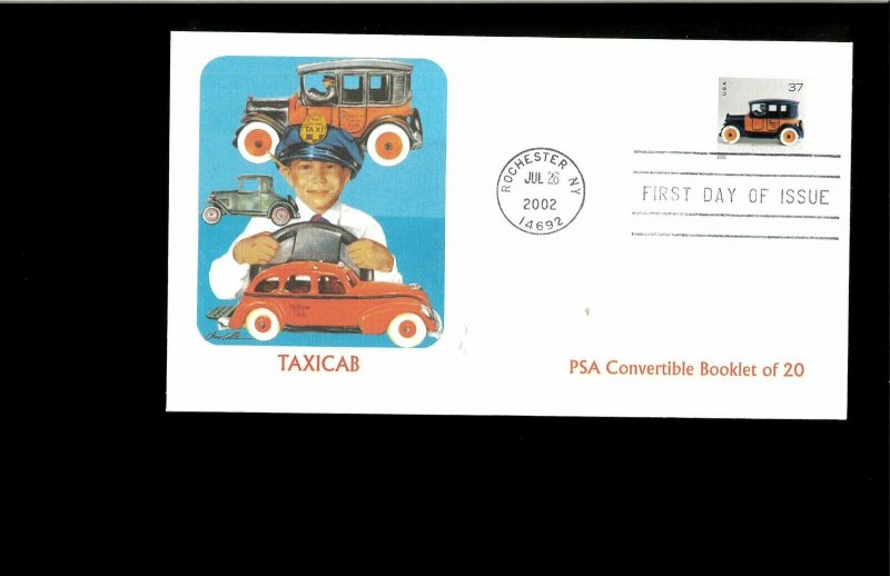 2002 FDC Antique Toys Rochester NY