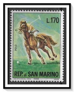 San Marino #632 Horses MNH