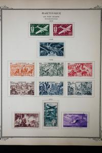 Martinique 1800's to 1940's Stamp Collection