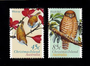 Christmas Islands Scott #399-400 MNH