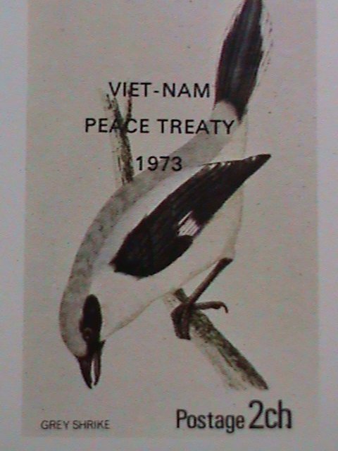 ​NAGALAND-1973 PROMOTION- VIETNAM PEACE TREATY OVPT. -IMPERF MNH S/S-EST.$6 VF