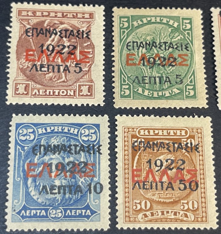 GREECE # 290-298-MINT/HINGED---COMPLETE SET---1923