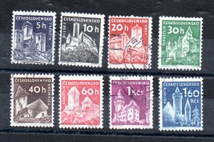 CZECHOSLOVAKIA - 1960 - CASTLES - DEFINITIVES - Used - Full Set -