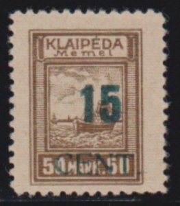 Memel 1923 SC N83 MNH 