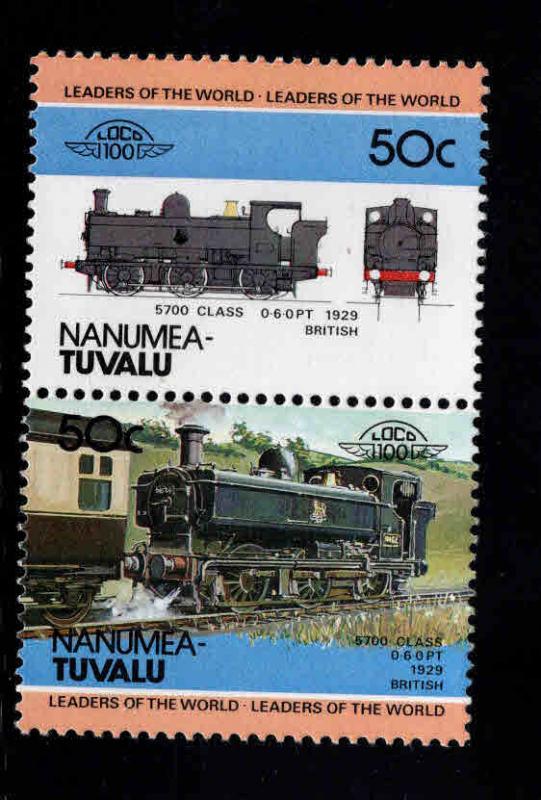 Nanumea-TUVALU Scott 7 MNH** Train pair