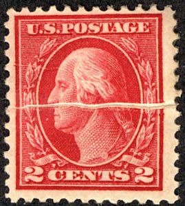 MALACK 499 F/VF OG NH, PRE-PRINTING FOLD, very large..MORE.. w9414