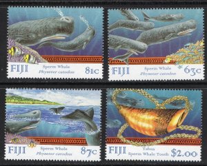 Thematic stamps FIJI 1998 SPERM WHALE 1021/4 mint