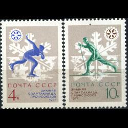 RUSSIA 1970 - Scott# 3796-7 Winter Games Set of 2 NH