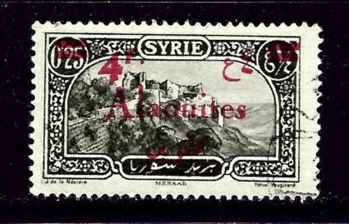 Alaouittes 48 Used 1928 overprint on stamp of Syria