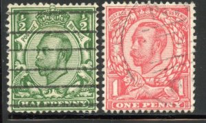 Great Britain #151-2, Used.