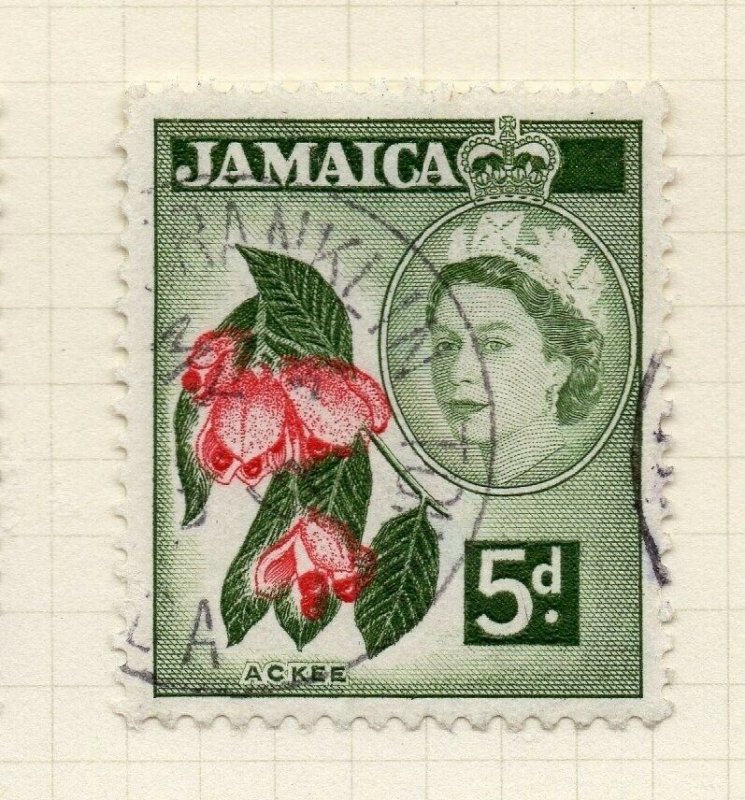 Jamaica 1956 Early Issue Fine Used 5d. 283894