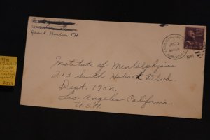 US 807 on cover US Sub Detachment Pearl Harbor HT to Los Angeles CA (#2423)