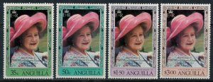 Anguilla #394-7*  NH  CV $4.00  Queen mother 80th Birthday