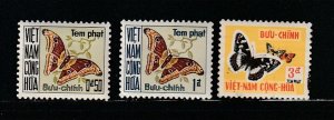 Vietnam J5-J16, J18 MH Butterflies