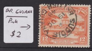 British Guiana Sc#215 Used Postmark Interest