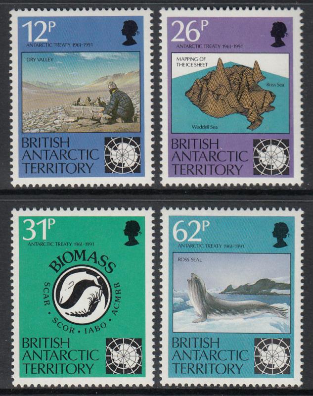 XG-U148 BRITISH ANTARCTIC TERRITORY - Wild Animals, 1991 Treaty MNH Set