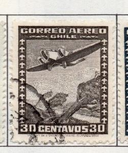 Chile 1931-42 Early AIR Issue Fine Used 30c. 221295