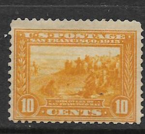 UNITED STATES, 400, GUM DAMAGE, CATALOG PRICE $110, DISCOVERY OF SAN FRANCISCO