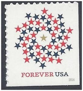 #5131 (47c Forever) Patriotic Spiral Booklet Single 2016 Mint NH