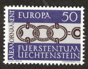 LIECHTENSTEIN Scott 400 MNH**  Europa 1965 