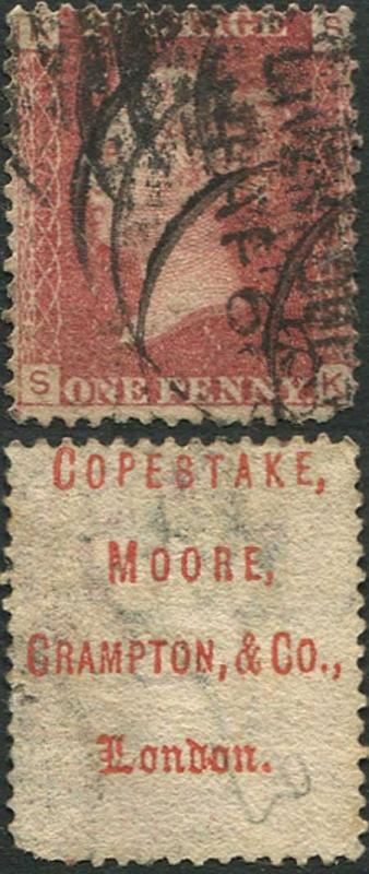 PP24 Penny Plate 97 Underprinted Copestake Moore (Type 12)