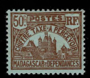 Madagascar Scott J14 MH*  postage due stamp