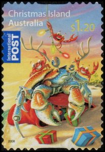 Christmas Island 476 - Unused-NG - $1.20 Christmas / Crabs (2008) (cv $2.00)