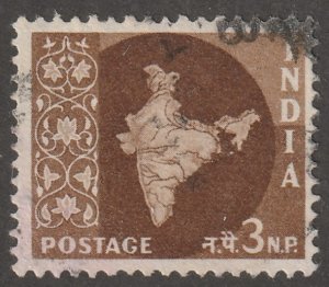 India stamp, Scott# 277 used, single stamp, #277