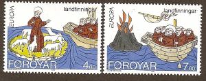 Faroe Islands  Scott  264-265  MNH  Complete