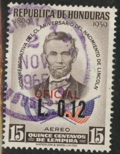 Honduras  Scott C348Used airmail stamp