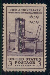 #857, 3¢ DAYE PRINTING PRESS, LOT OF 400 MINT STAMPS SPICE UP YOUR MAILINGS!