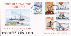 British Antarctic Territory Scott 301-306 Unaddressed.