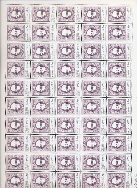 Portugal Azores 1980 Anniv.Sheets MNH 100 Stamps SG97 Pounds(AU13640