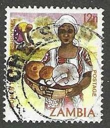 Zambia  Scott 244A   Used