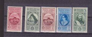 ITALY #C35-C39  mint never hinged set