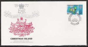 Christmas Island #85 FDC Silver Jubilee