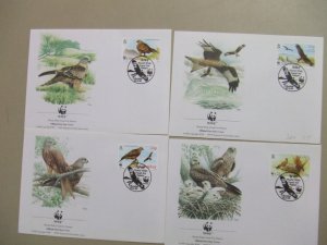 Four Gibraltar BIRDS WWF