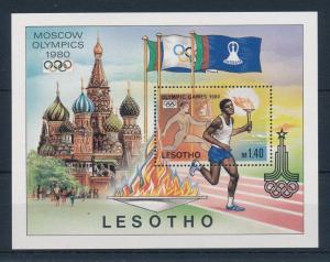 [60949] Lesotho 1980 Olympic games Moscow Kremlin MNH Sheet