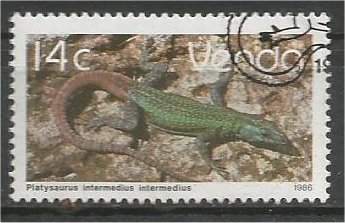 VENDA, 1986, CTO 14c, Reptiles Scott 138