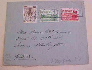 DENMARK  PRE FDC  13 MAY 1937 not 15 MAY 1937