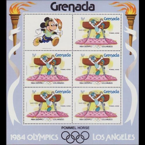 GRENADA 1983 - Scott# 1185A Sheet-Disney NH