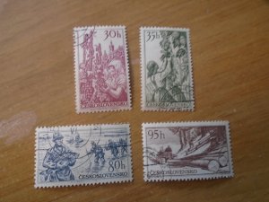 Czechoslovakia  #  766-69   used